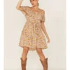 Patrons Of Peace Women's Redondo Floral Print Off Shoulder Dress -Country Clothing Store 2000368137 800 P2