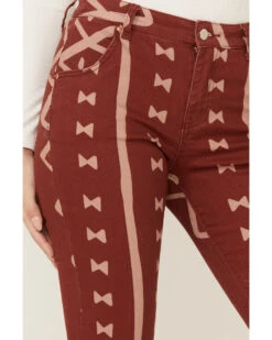 Ranch Dress'n Women's Mudcloth Print High Rise Super Flare Jeans -Country Clothing Store 2000368185 220 P2