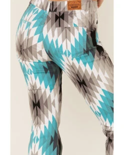 Ranch Dress'n Women's Bradyn Southwestern Print Flare Jeans