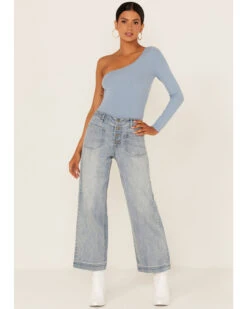 Unpublished Denim Women's Greta Lotus Crop Wide Jeans 8 Unpublished Denim Women's Greta Lotus Crop Wide Jeans -Country Clothing Store 2000370859 400 P1