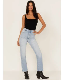 Rolla's Women's Light Wash High Rise Original Straight Jeans 7 Rolla's Women's Light Wash High Rise Original Straight Jeans -Country Clothing Store 2000370922 400 P1