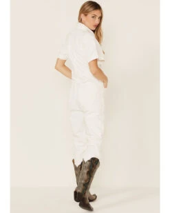 Free People Women's Marci Short Sleeve Button Down Jumpsuit 9 Free People Women's Marci Short Sleeve Button Down Jumpsuit -Country Clothing Store 2000371747 100 P4