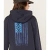 Ariat Women's Rebar Southwestern Flag Graphic Hooded Work Sweatshirt -Country Clothing Store 2000372134 400 P2