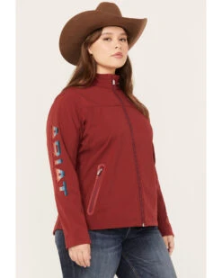 Ariat Women's Serape Print New Team Softshell Jacket - Plus -Country Clothing Store 2000372244 600 P1