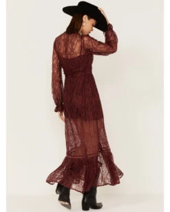 Shyanne Women's Floral Lace Duster Dress -Country Clothing Store 2000373015 646 P4