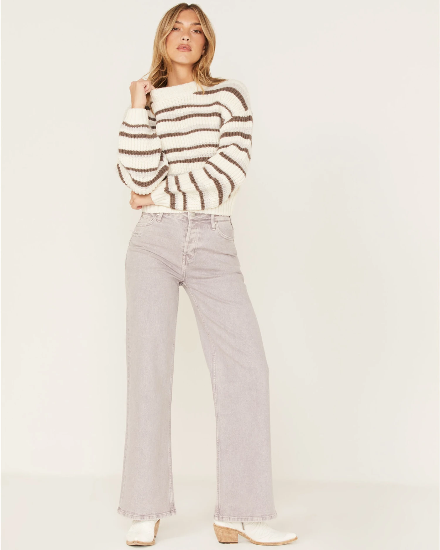 Cleo + Wolf Women's High Rise Loose Straight Jeans 4 Cleo + Wolf Women's High Rise Loose Straight Jeans - Image 2