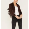 Shyanne Women's Fringe Faux Suede Jacket