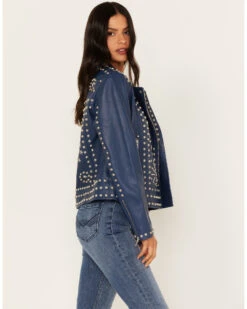 Idyllwind Women's Studded Moto Leather Jacket 9 Idyllwind Women's Studded Moto Leather Jacket -Country Clothing Store 2000373396 400 P2