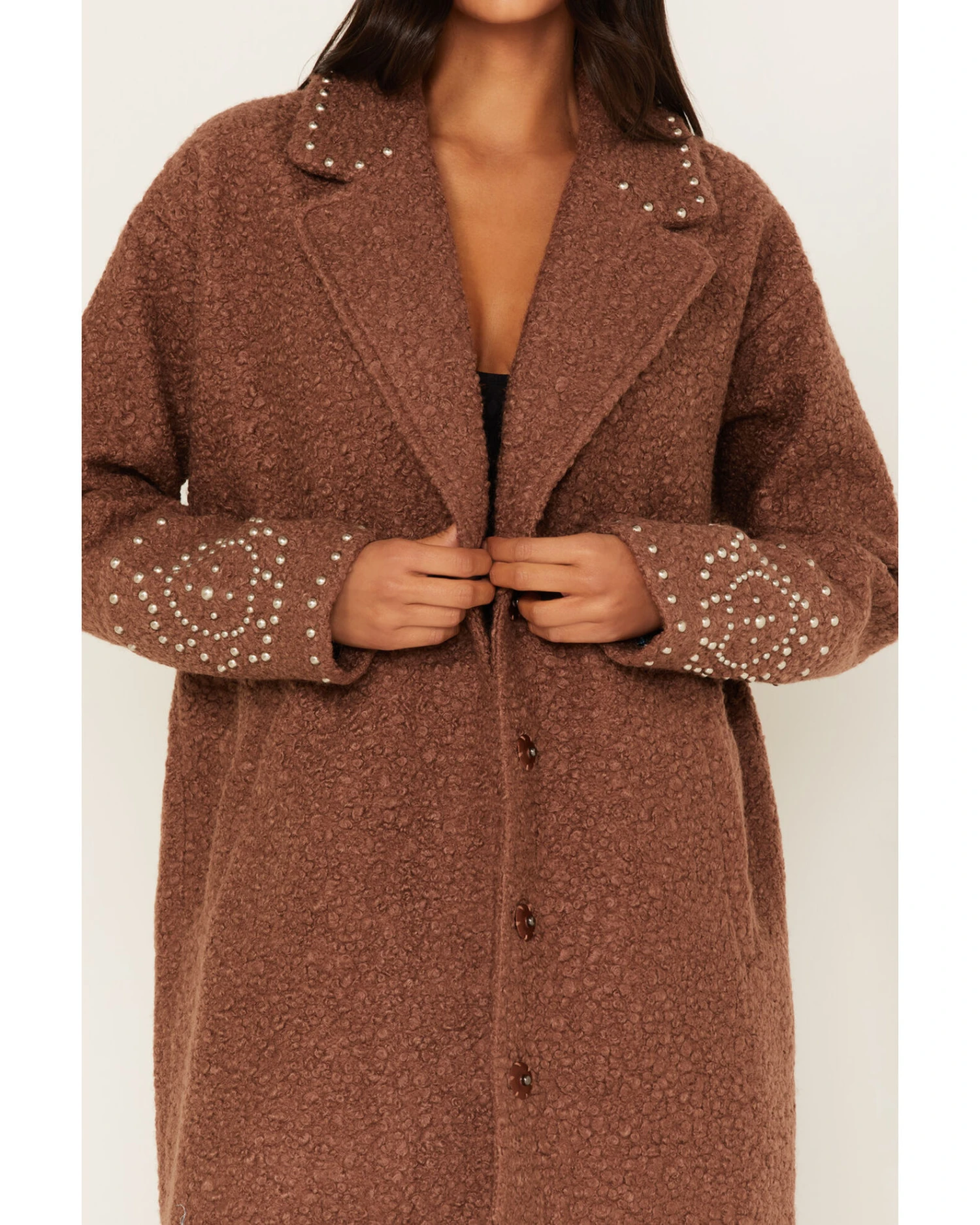 Idyllwind Women's Studded Wool Snap Coat 3 Idyllwind Women's Studded Wool Snap Coat