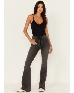 Idyllwind Women's Twelve South Wash Down High Risin Lace-Up Bootcut Jeans 8 Idyllwind Women's Twelve South Wash Down High Risin Lace-Up Bootcut Jeans -Country Clothing Store 2000373408 020 P1