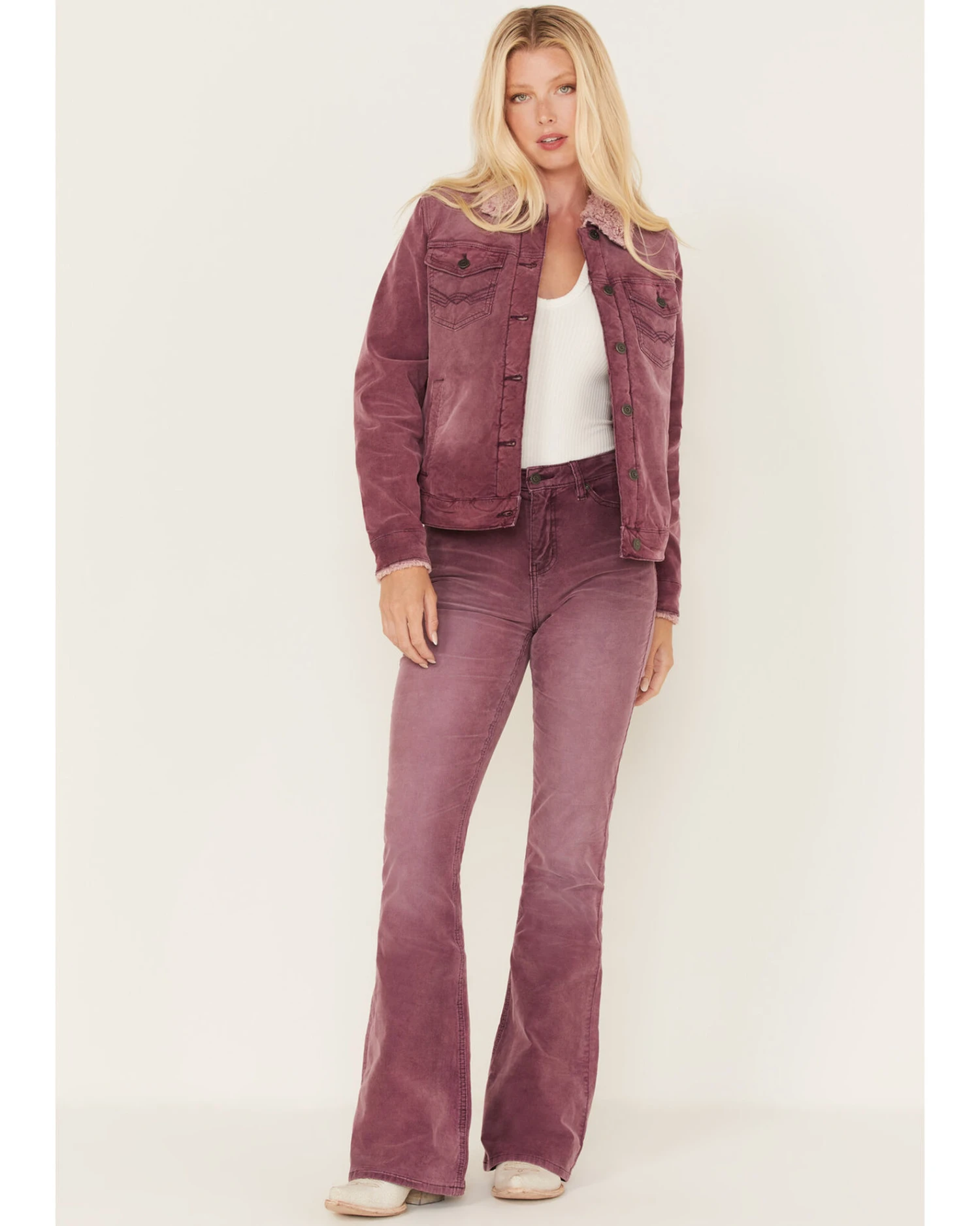 Idyllwind Women's Sherpa Lined Corduroy Jacket 4 Idyllwind Women's Sherpa Lined Corduroy Jacket - Image 2