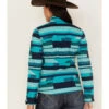 RANK 45 Women's Abstract Striped Softshell Jacket -Country Clothing Store 2000373426 440 P4