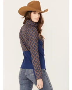 RANK 45 Women's Fannie Geo Print Softshell Jacket -Country Clothing Store 2000373432 460 P4