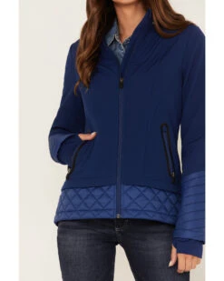 RANK 45 Women's Seliana Hooded Hybrid Softshell Jacket -Country Clothing Store 2000373433 460 P2