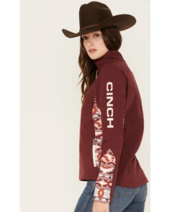 Cinch Women's Southwestern Print Storm Defense Bonded Jacket