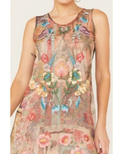 Johnny Was Women's Elisha Floral Print Mesh Slip Dress -Country Clothing Store 2000373880 000 P2
