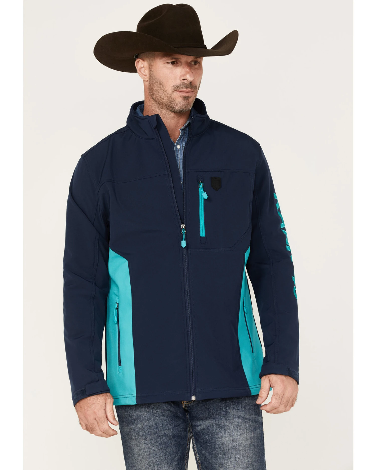 RANK 45 Men's Stampede Performance Softshell Jacket 4 RANK 45 Men's Stampede Performance Softshell Jacket - Image 2