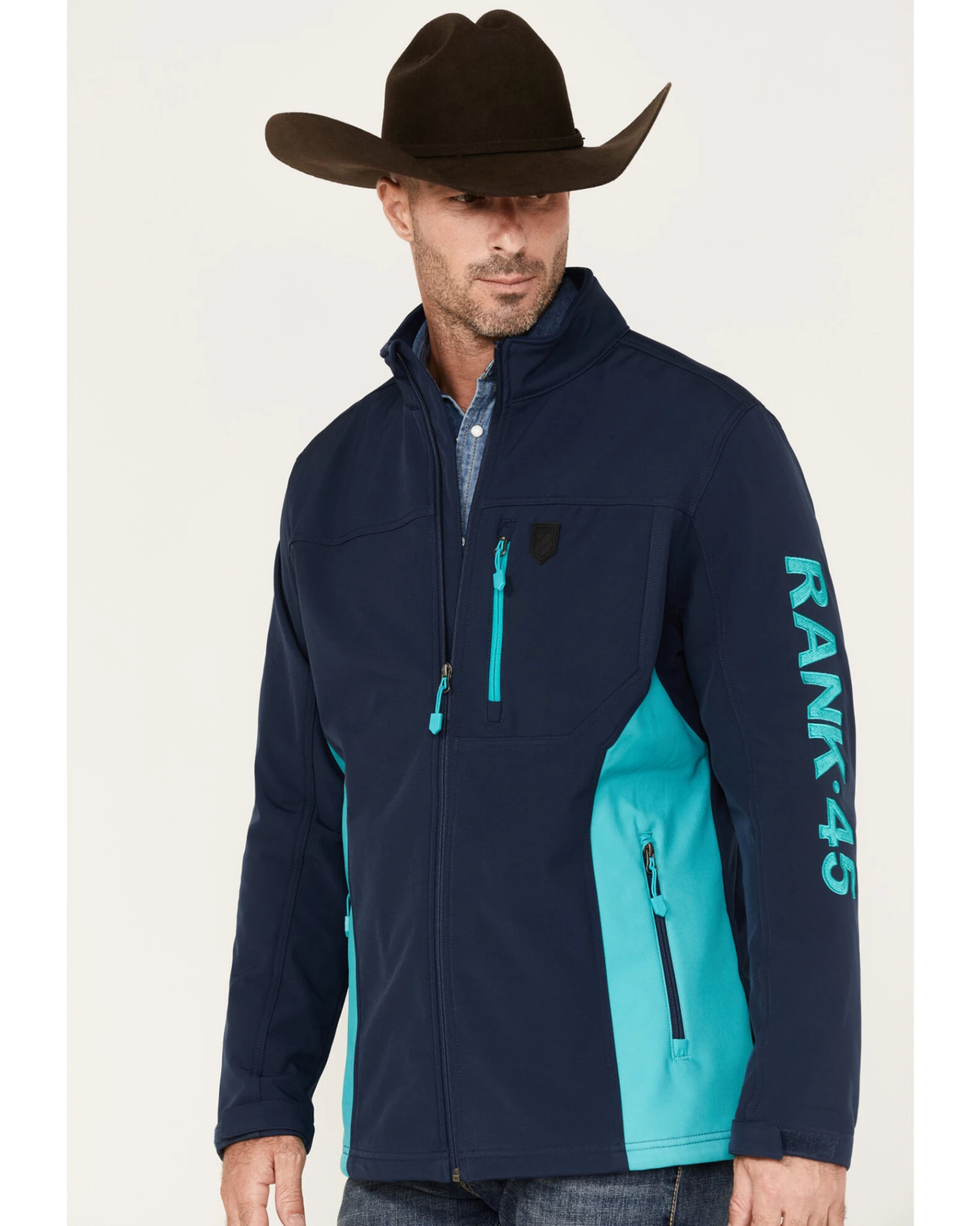 RANK 45 Men's Stampede Performance Softshell Jacket 5 RANK 45 Men's Stampede Performance Softshell Jacket - Image 3
