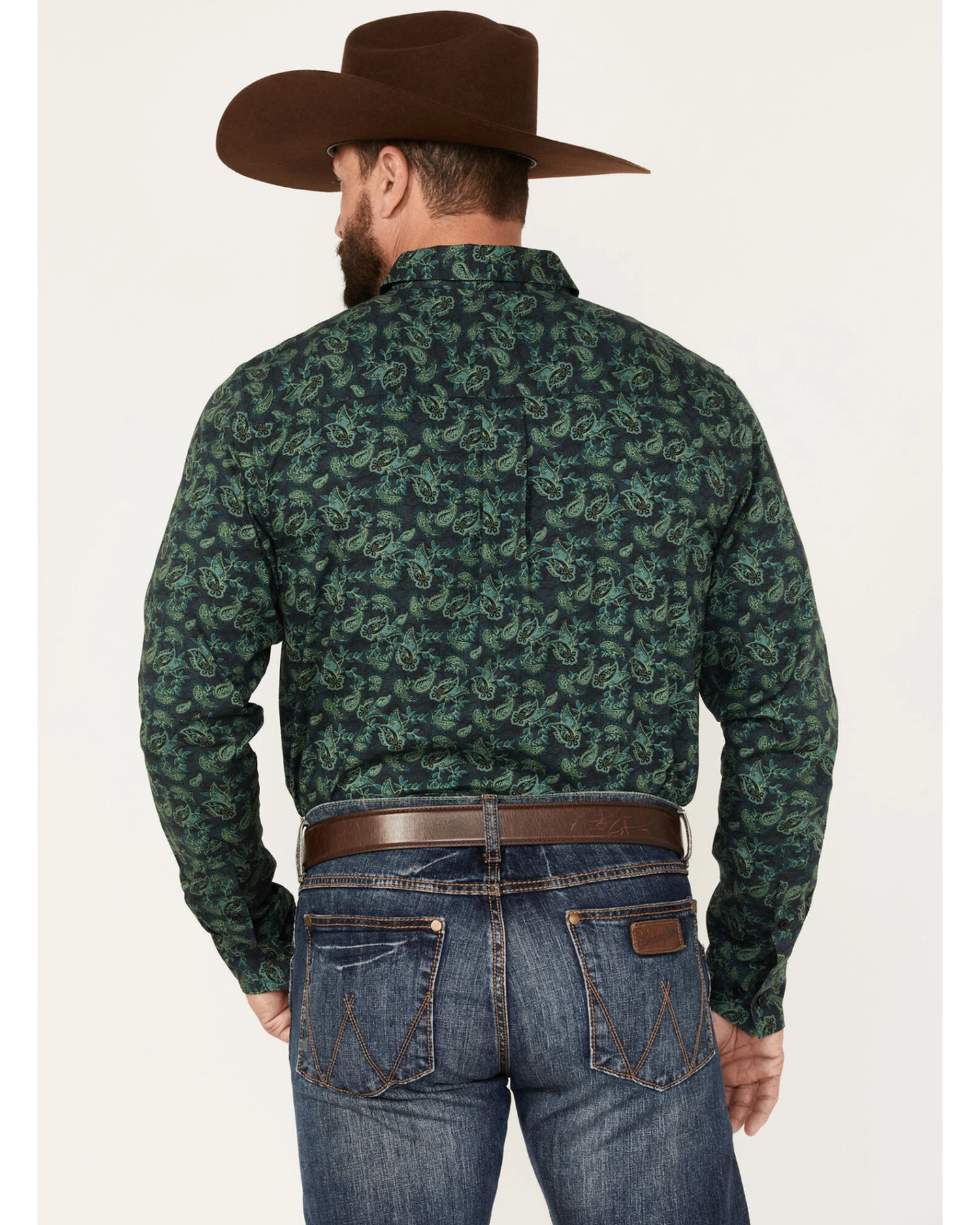 Cody James Men's Ringer Floral Print Button Down Western Shirt 3 Cody James Men's Ringer Floral Print Button Down Western Shirt