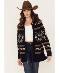Pendleton Women's Westerley Mixed Print Long Cardigan Sweater -Country Clothing Store 2000374236 907 P1