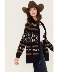 Pendleton Women's Westerley Mixed Print Long Cardigan Sweater -Country Clothing Store 2000374236 907 P2