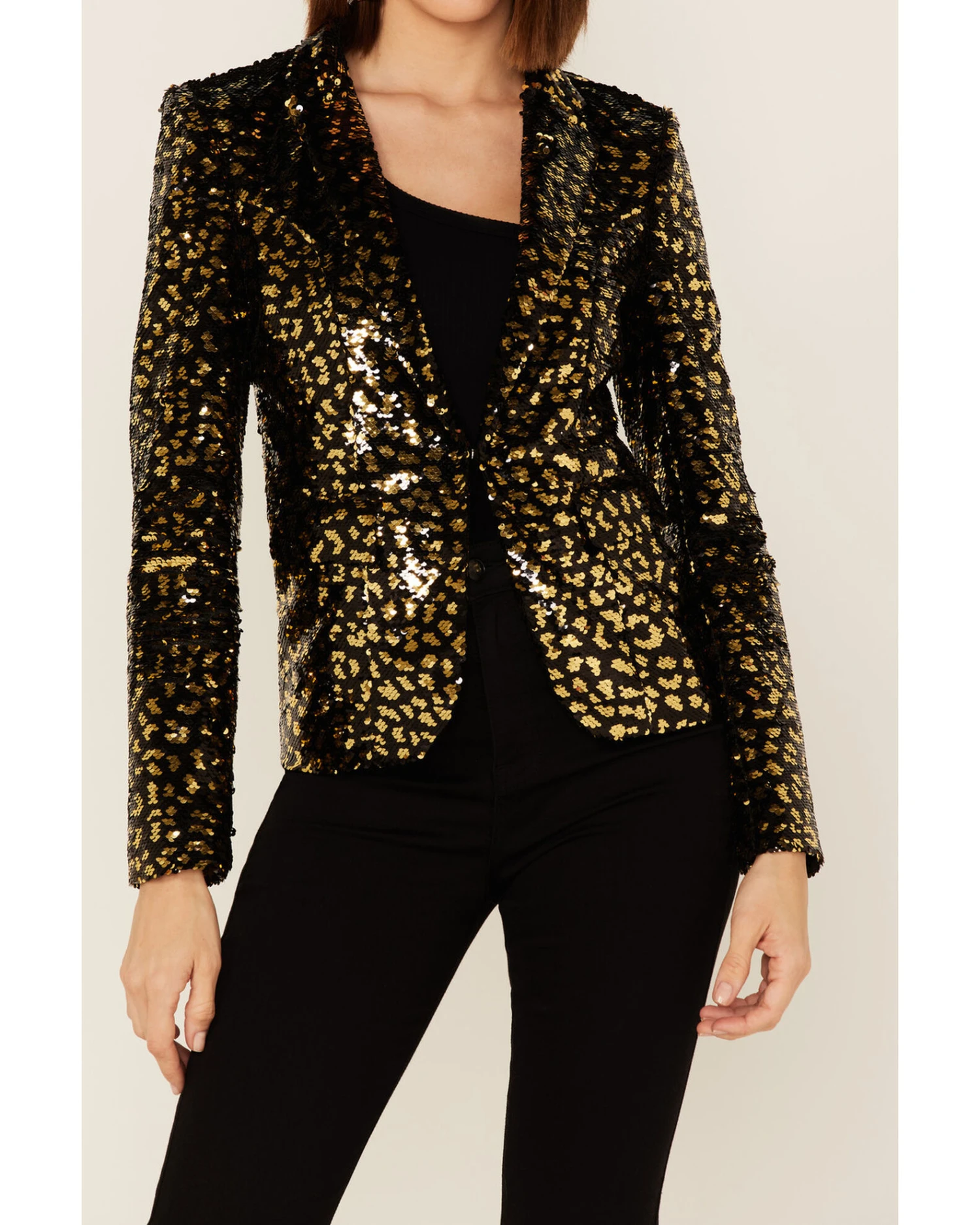 Any Old Iron Women's Sequin Scale Blazer Jacket 4 Any Old Iron Women's Sequin Scale Blazer Jacket - Image 2