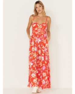 Free People Women's Wisteria Floral Print Maxi Dress -Country Clothing Store 2000374747 800 P2