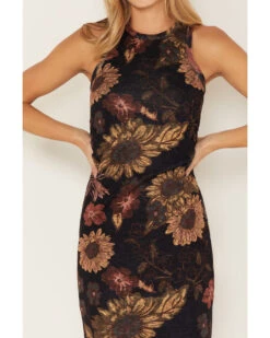 Cleo + Wolf Women's Sheer Floral Print Tank Dress 8 Cleo + Wolf Women's Sheer Floral Print Tank Dress -Country Clothing Store 2000375137 001 P3