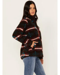 Idyllwind Women's Marfa Southwestern Serape Print Polar Fleece Jacket -Country Clothing Store 2000375295 201 P2