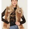 Tasha Polizzi Women's Chateau Faux Fur Vest 1 Tasha Polizzi Women's Chateau Faux Fur Vest -Country Clothing Store 2000375490 200 P1