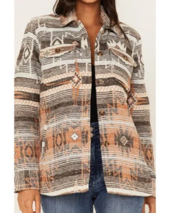 Idyllwind Women's Southwestern Stripe Shacket -Country Clothing Store 2000375741 201 P3