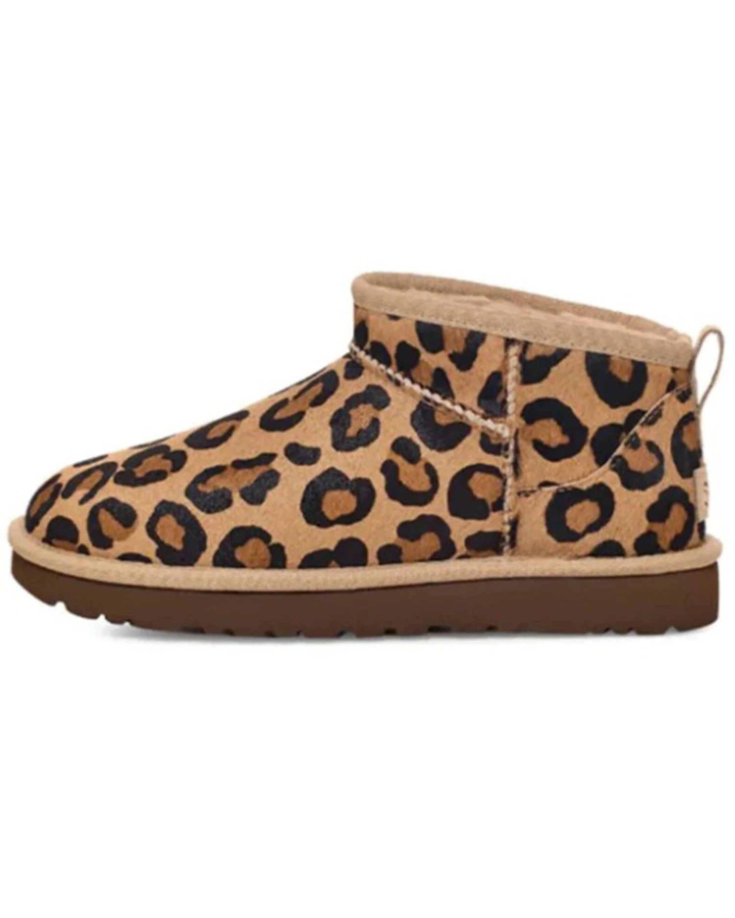 UGG Women's Leopard Print Classic Ultra Mini Spotty Boots - Round Toe 3 UGG Women's Leopard Print Classic Ultra Mini Spotty Boots - Round Toe