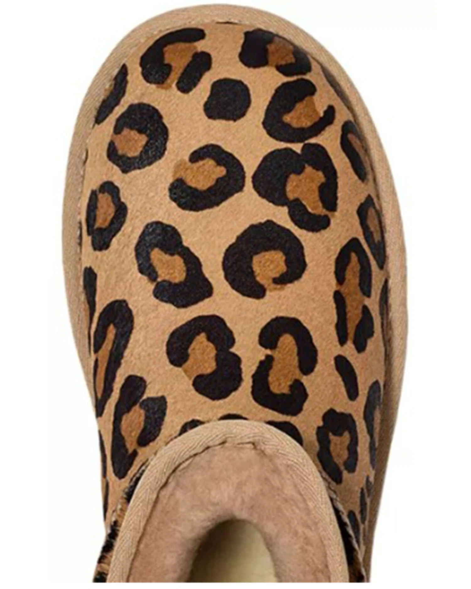 UGG Women's Leopard Print Classic Ultra Mini Spotty Boots - Round Toe 6 UGG Women's Leopard Print Classic Ultra Mini Spotty Boots - Round Toe - Image 4