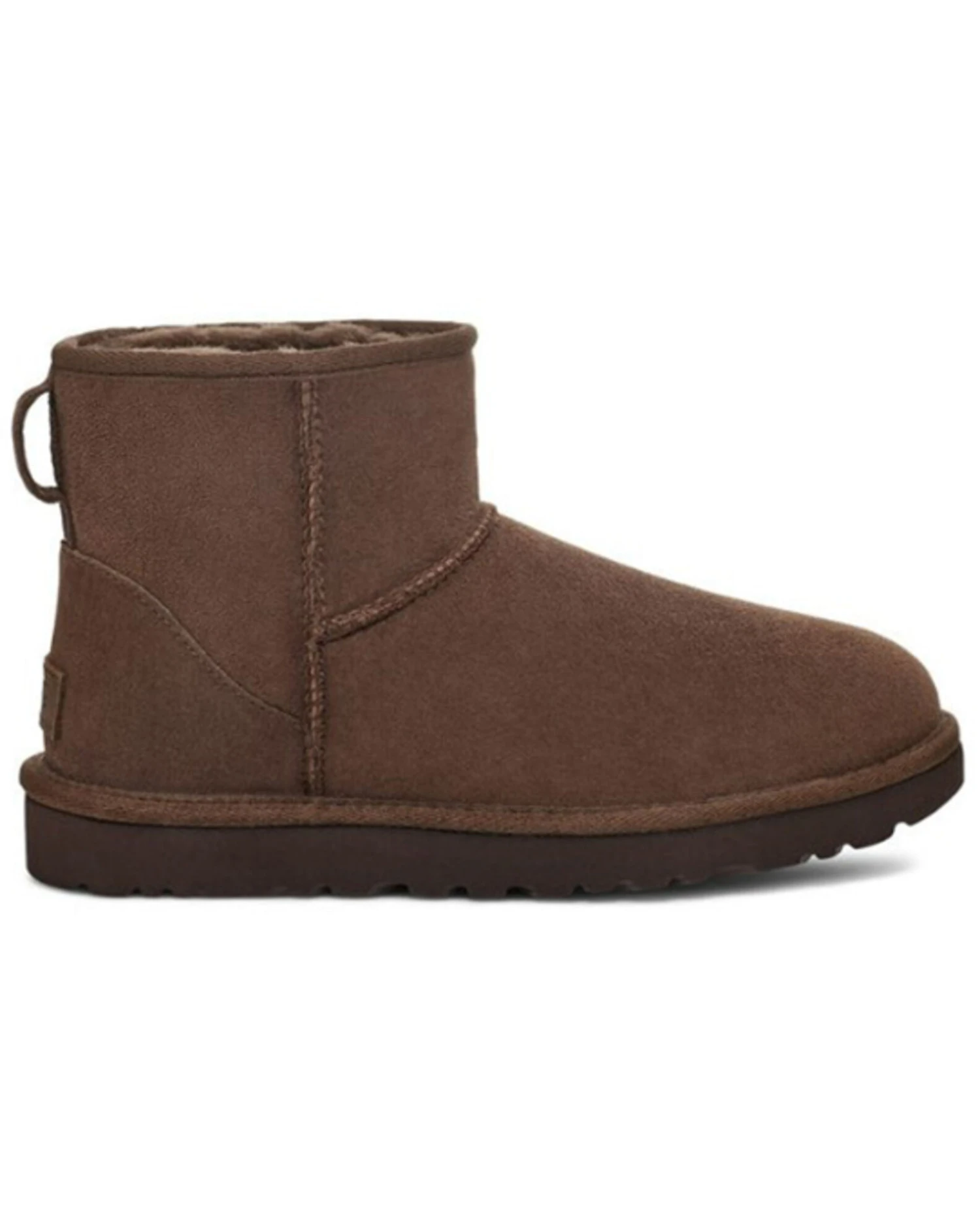 UGG Women's Classic Mini II Lined Short Suede Boots - Round Toe 3 UGG Women's Classic Mini II Lined Short Suede Boots - Round Toe