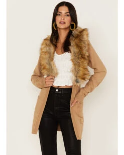 Show Me Your Mumu Women's Faux Fur Cabin Cardigan -Country Clothing Store 2000376653 290 P1