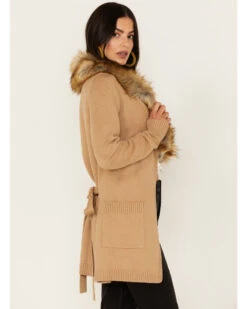 Show Me Your Mumu Women's Faux Fur Cabin Cardigan -Country Clothing Store 2000376653 290 P2