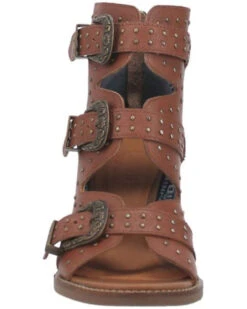 Dingo Women's Ziggy Leather Studded Buckle Sandals -Country Clothing Store 2000377926 280 P4