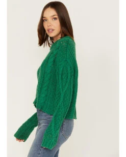 Free People Women's Cutting Edge Cable Knit Sweater -Country Clothing Store 2000378057 300 P2