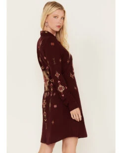 Stetson Women's Southwestern Embroidered Shirt Dress 9 Stetson Women's Southwestern Embroidered Shirt Dress -Country Clothing Store 2000378248 646 P4