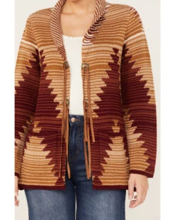 Cotton & Rye Women's Southwestern Knit Cardigan -Country Clothing Store 2000378255 220 P3