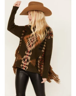 Cotton & Rye Women's Southwestern Print Knit Sweater -Country Clothing Store 2000378263 341 P1