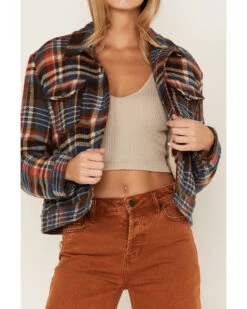 Flag & Anthem Women's Somerville Plaid Print Sherpa-Lined Trucker Jacket -Country Clothing Store 2000378271 200 P3