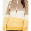 Wanakome Women's Serena Color Block Cowl Neck Hoodie