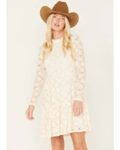 Molly Bracken Women's Long Sleeve Lace Dress -Country Clothing Store 2000379479 105 P2