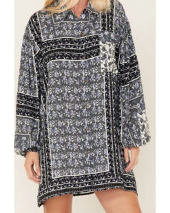 Jen's Pirate Booty Women's Roma Storm Lockhart Floral Print Ruffle Dress -Country Clothing Store 2000379668 001 P3