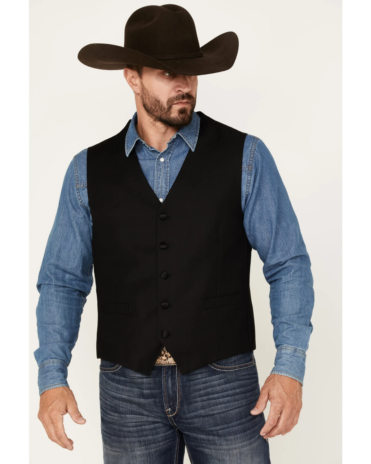 Cody James Men's Jackson Western Tux Vest 3 Cody James Men's Jackson Western Tux Vest