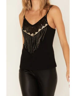 Idyllwind Women's Powell Sequin Fringe Cami -Country Clothing Store 2000380701 001 P3