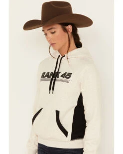 RANK 45 Women's Logo Embroidered Graphic Contrast Hoodie 7 RANK 45 Women's Logo Embroidered Graphic Contrast Hoodie -Country Clothing Store 2000380751 104 P2