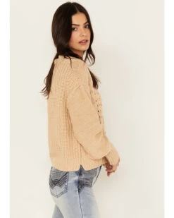 Free People Women's Sandcastle Bell Song Knit Sweater -Country Clothing Store 2000381035 280 P2