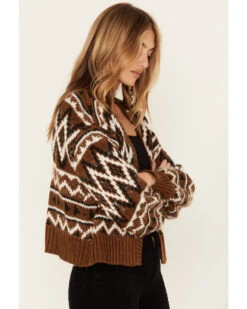 Rock & Roll Denim Women's Southwestern Knit Cardigan -Country Clothing Store 2000381066 290 P2